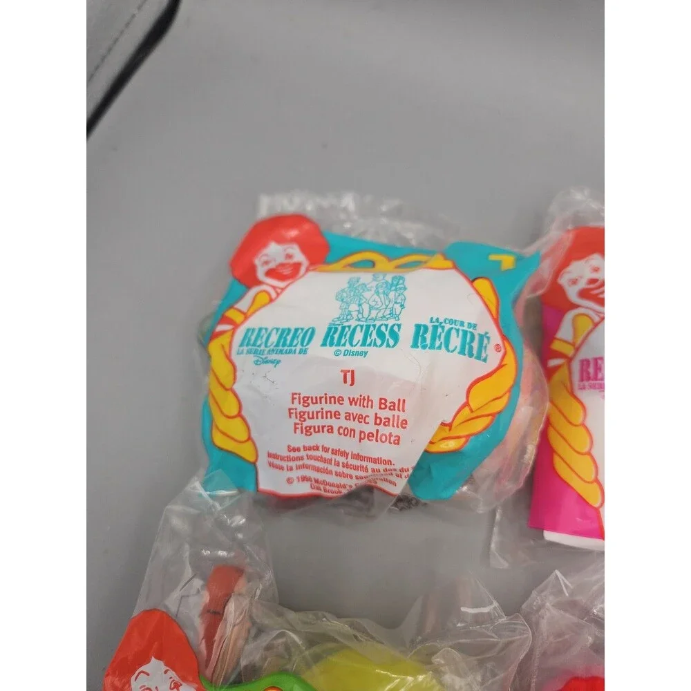 1998 McDonald's/Disney's Recess Happy Meal Toys- NEW- Lot of 7 1-7 1 2 3 4 5 6 7